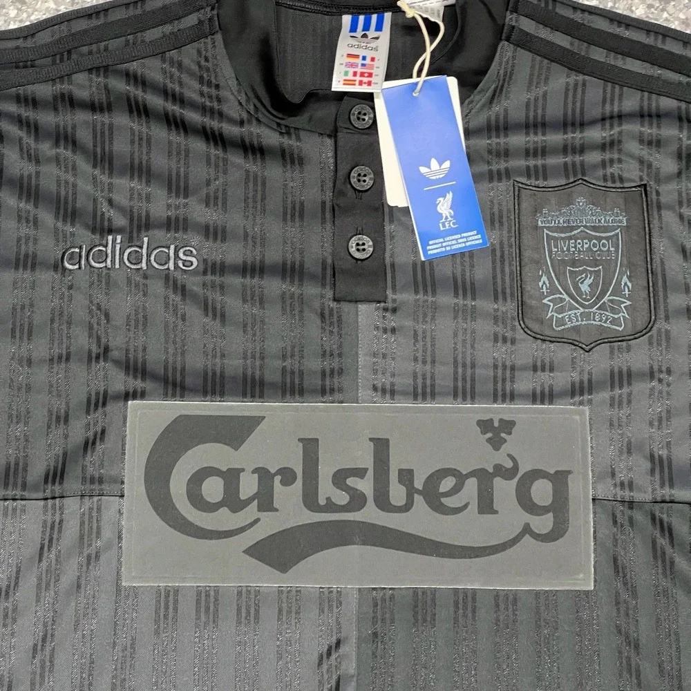 Adidas Liverpool FC 1995 Special Jersey Men's M Black Carbon Retro 95/96 KA8108